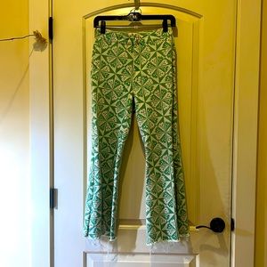 Free people printed bell-bottoms